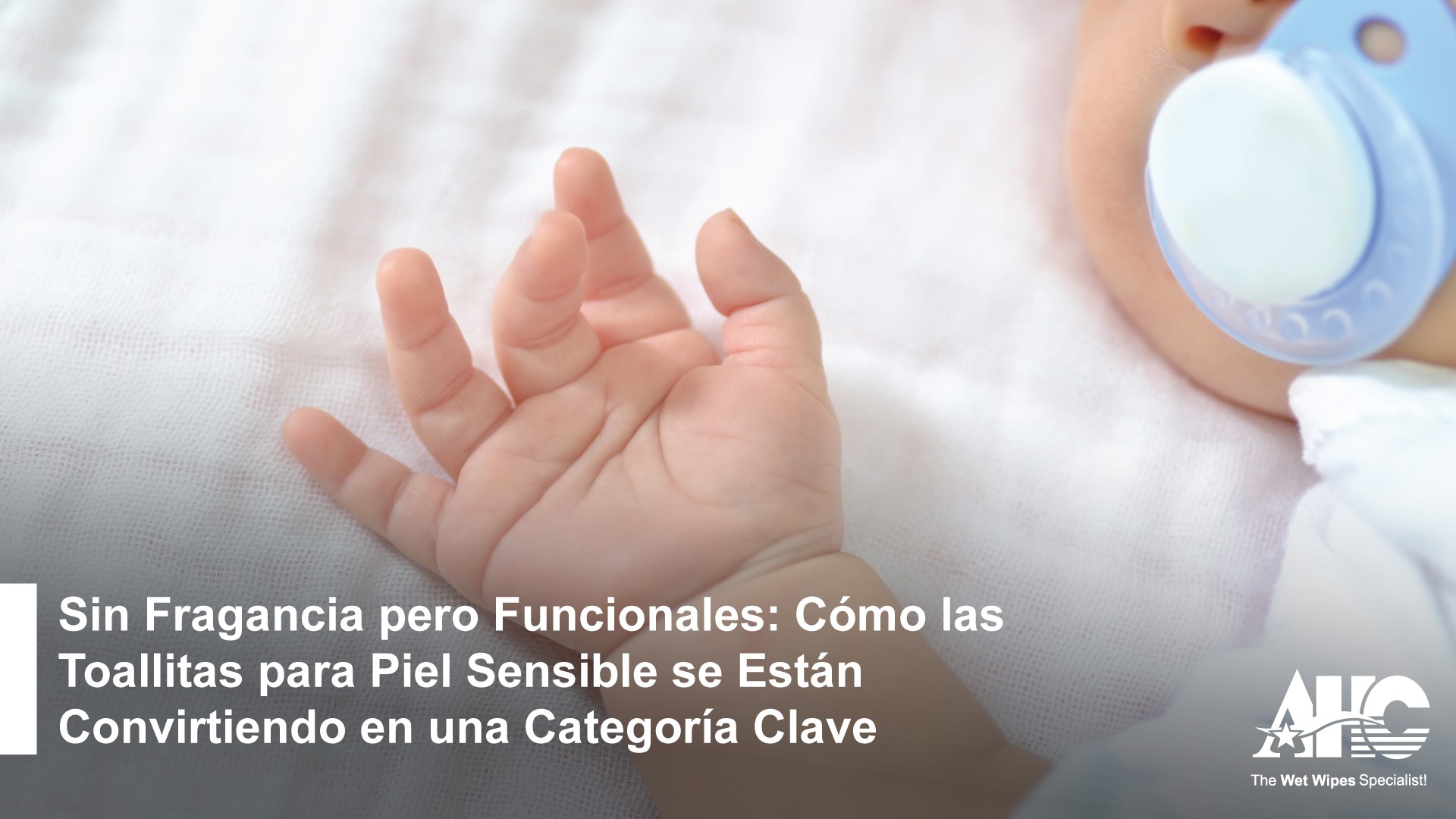 Toallitas sin fragancia para piel sensible AHC